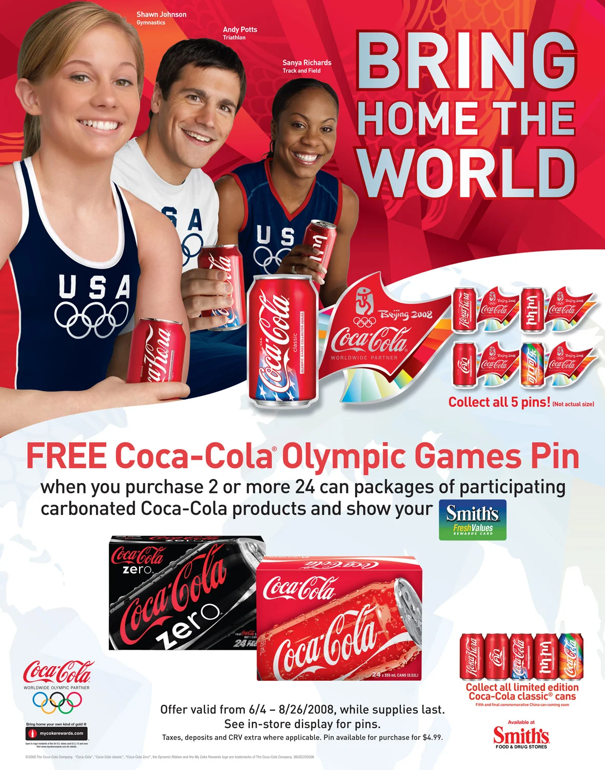 Coke US Olympics Point of Sale Ad
