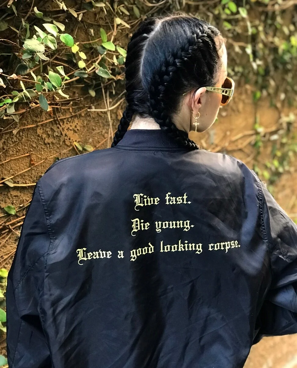 Winter Jacket Livefastdieyoung Jacke Lfdy Jacke Schwarz Flannel