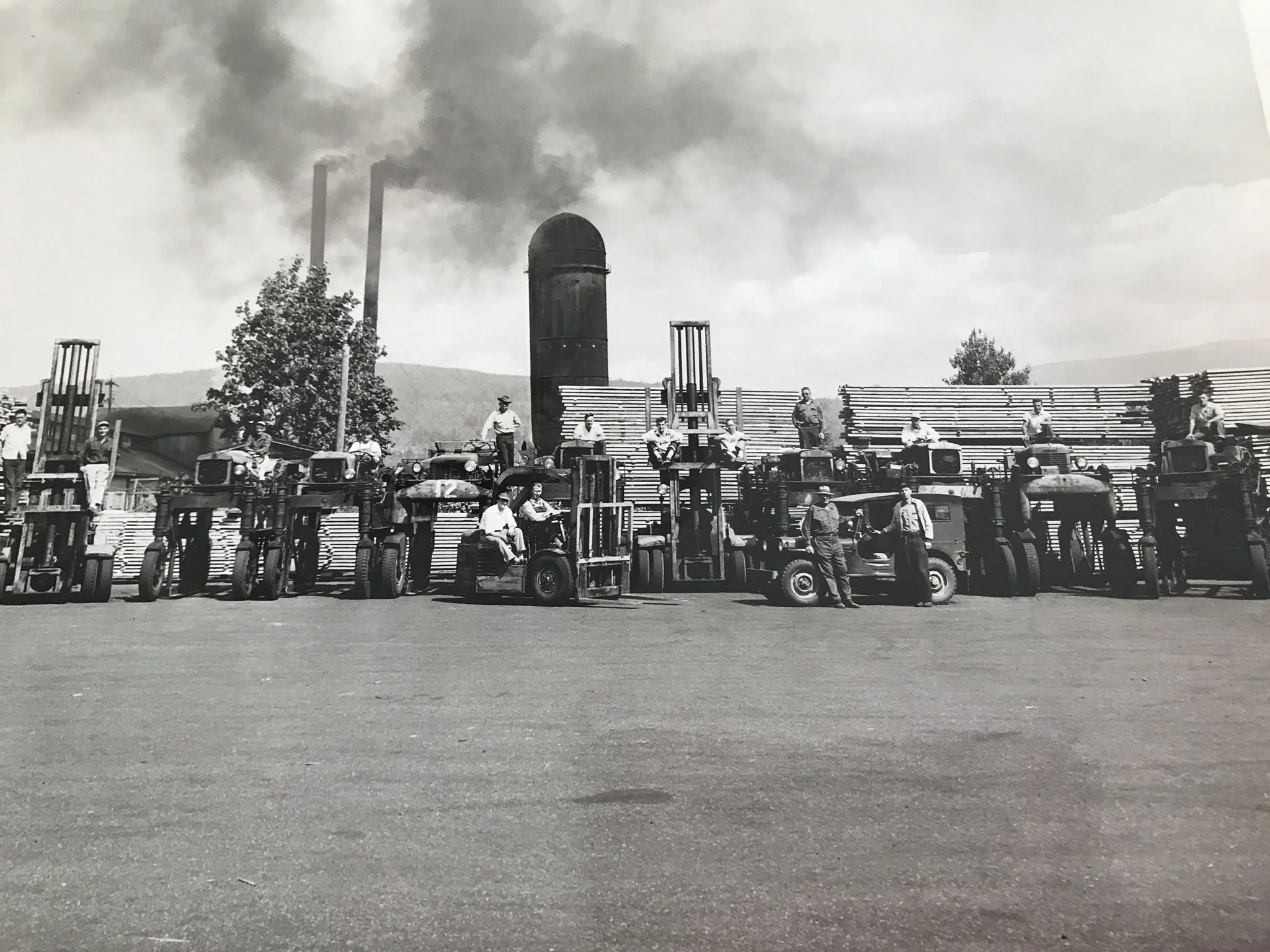 Original Lumber yard from 1914 downtown Bellingham, WA.