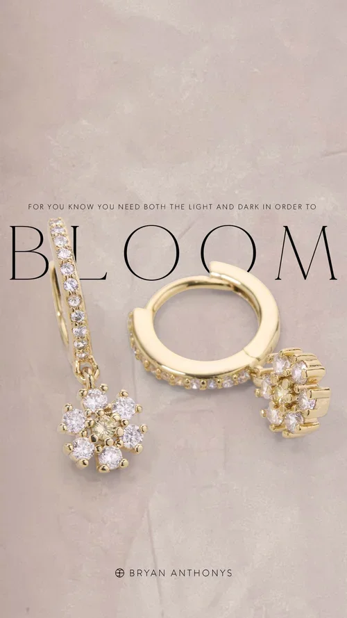 Bloom-QuoteCutOuts-HuggieEarrings.webp