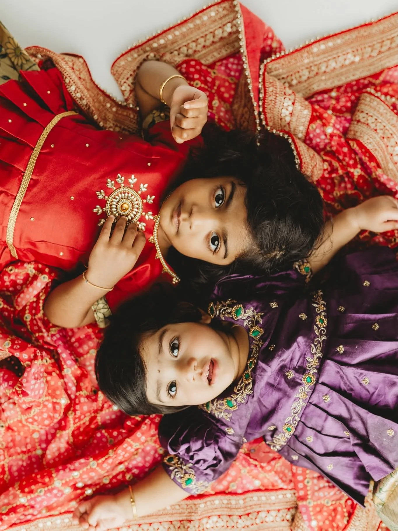 A sister is both your mirror and your opposite&hellip;
These girls dark brown eyes just took my breath away. So beautiful with such different personalities already.