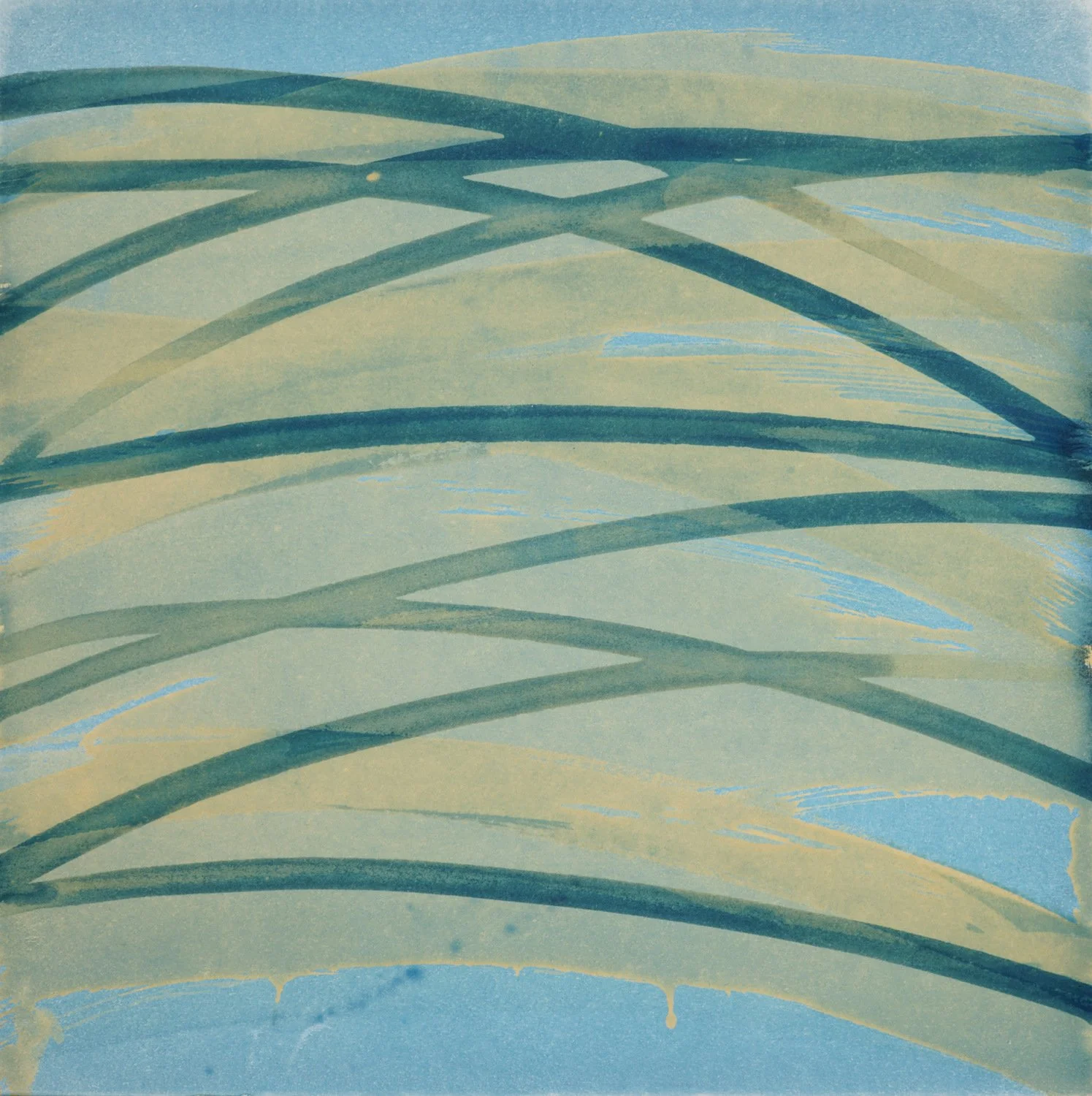 BLUE CROSSROADS 2, 15x15