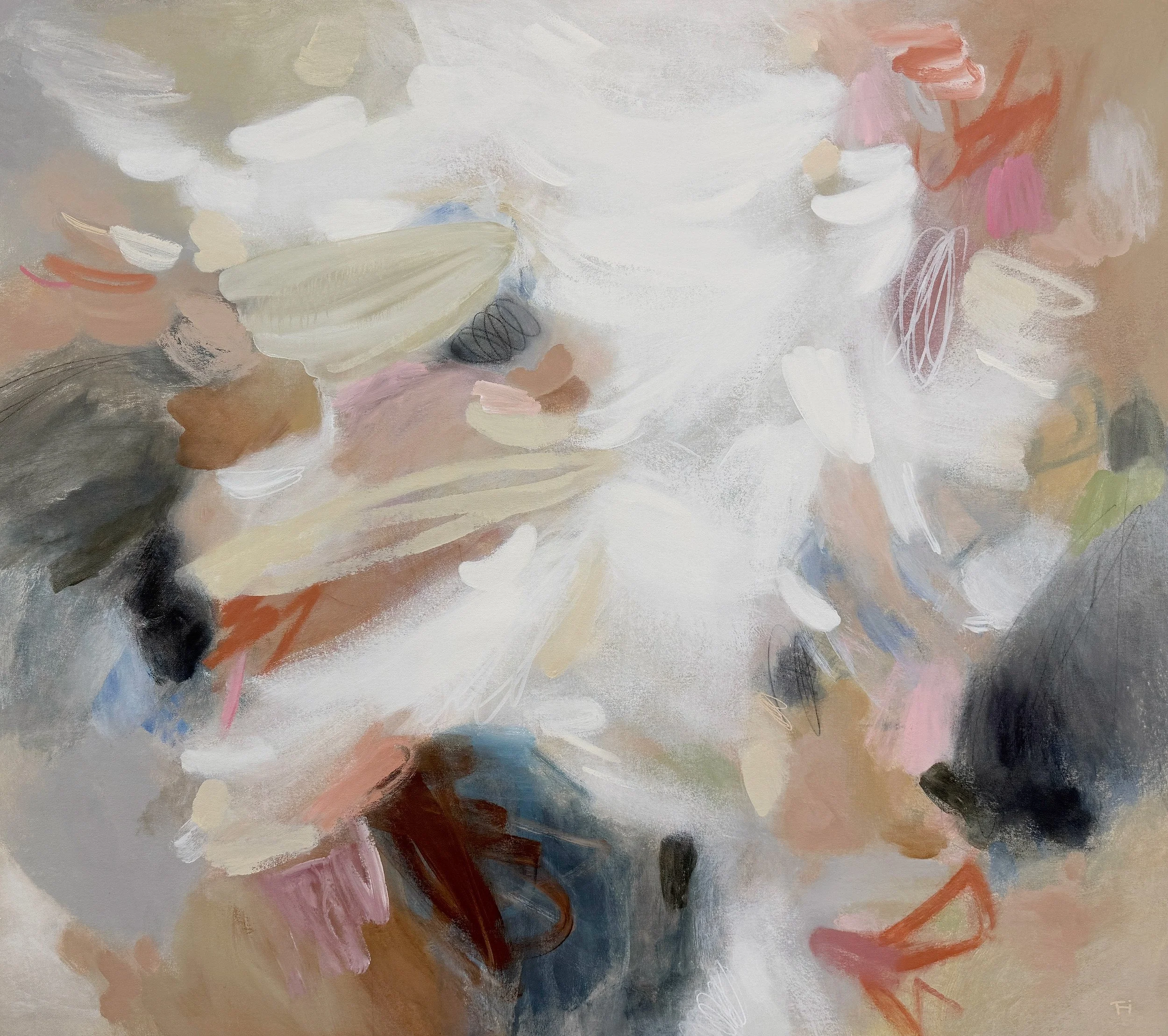 WHISPER SHOUT, 48x54