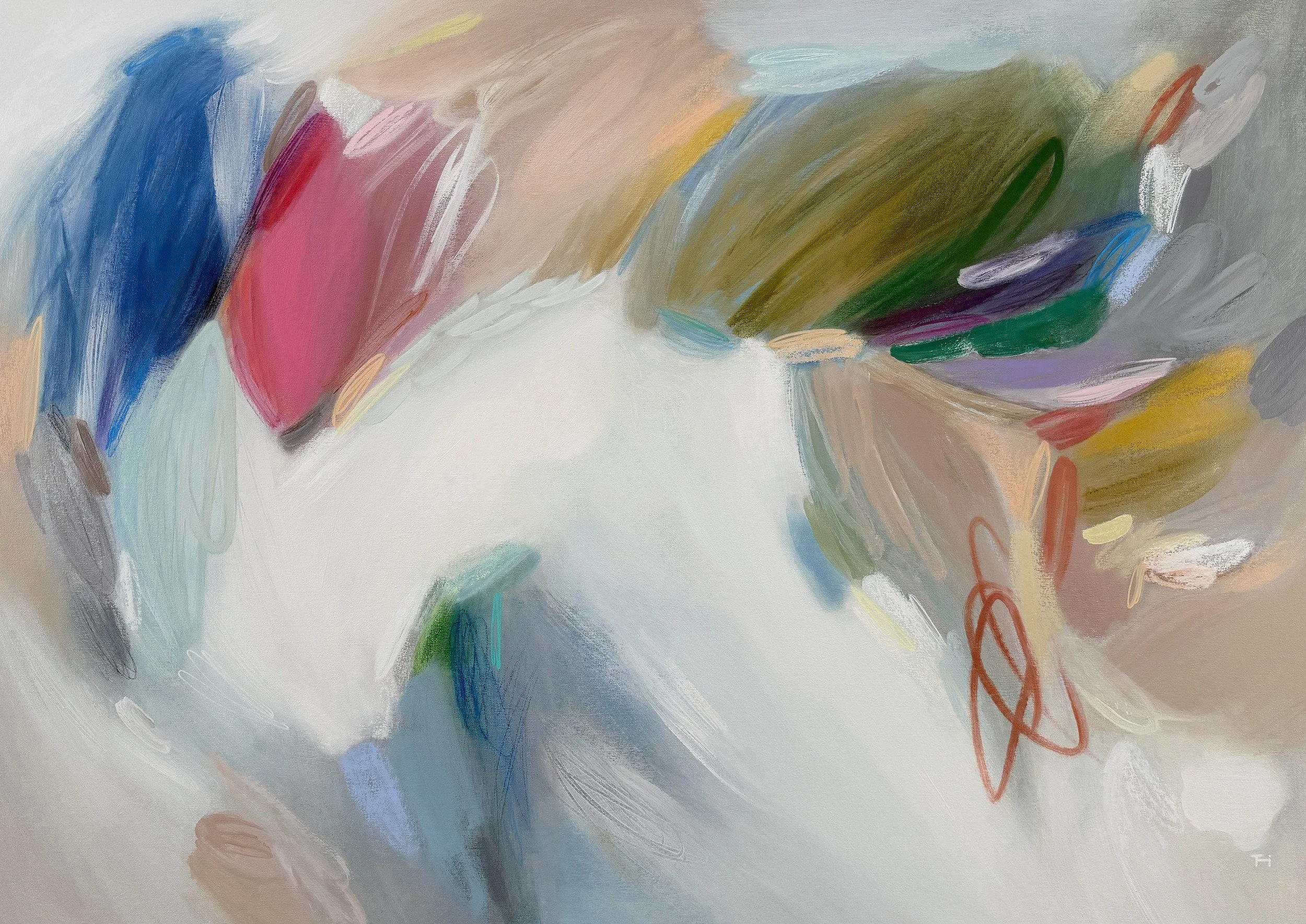 SHE'S A RAINBOW TOO, 38x54