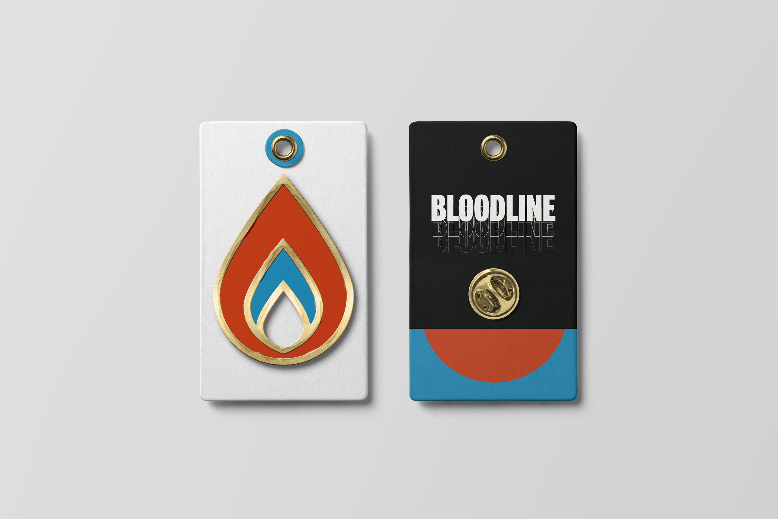 Flame Lapel Pin