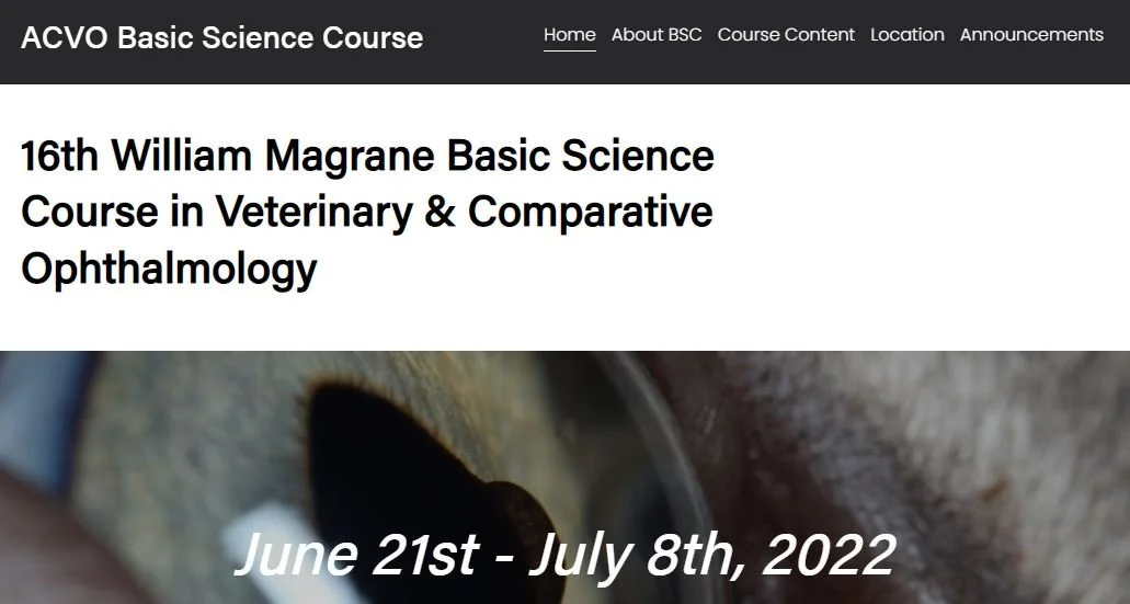 New ACVO Basic Science Course Website!
