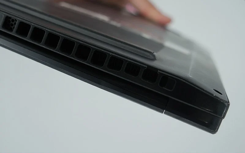 Laptop protected from accidental damage