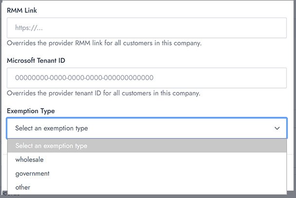 Company details