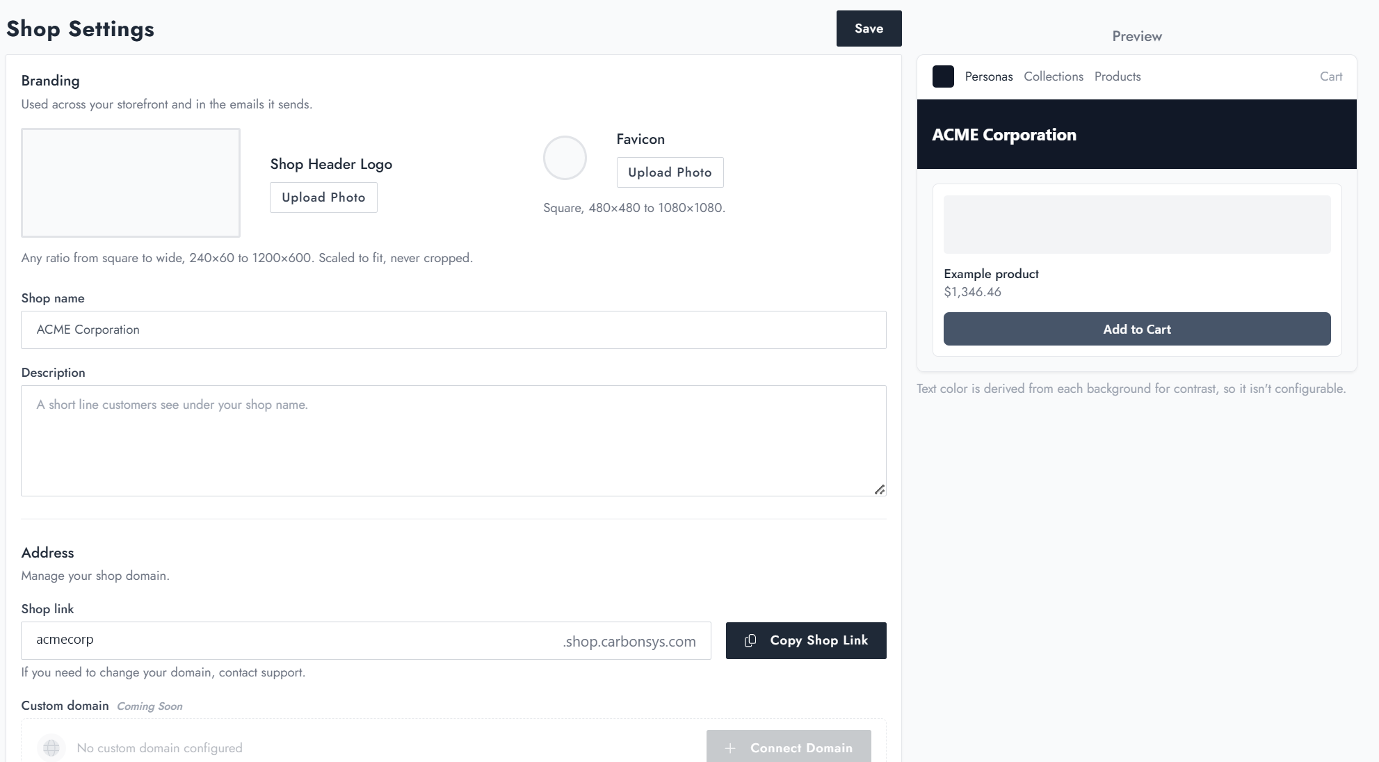 Improved shop management