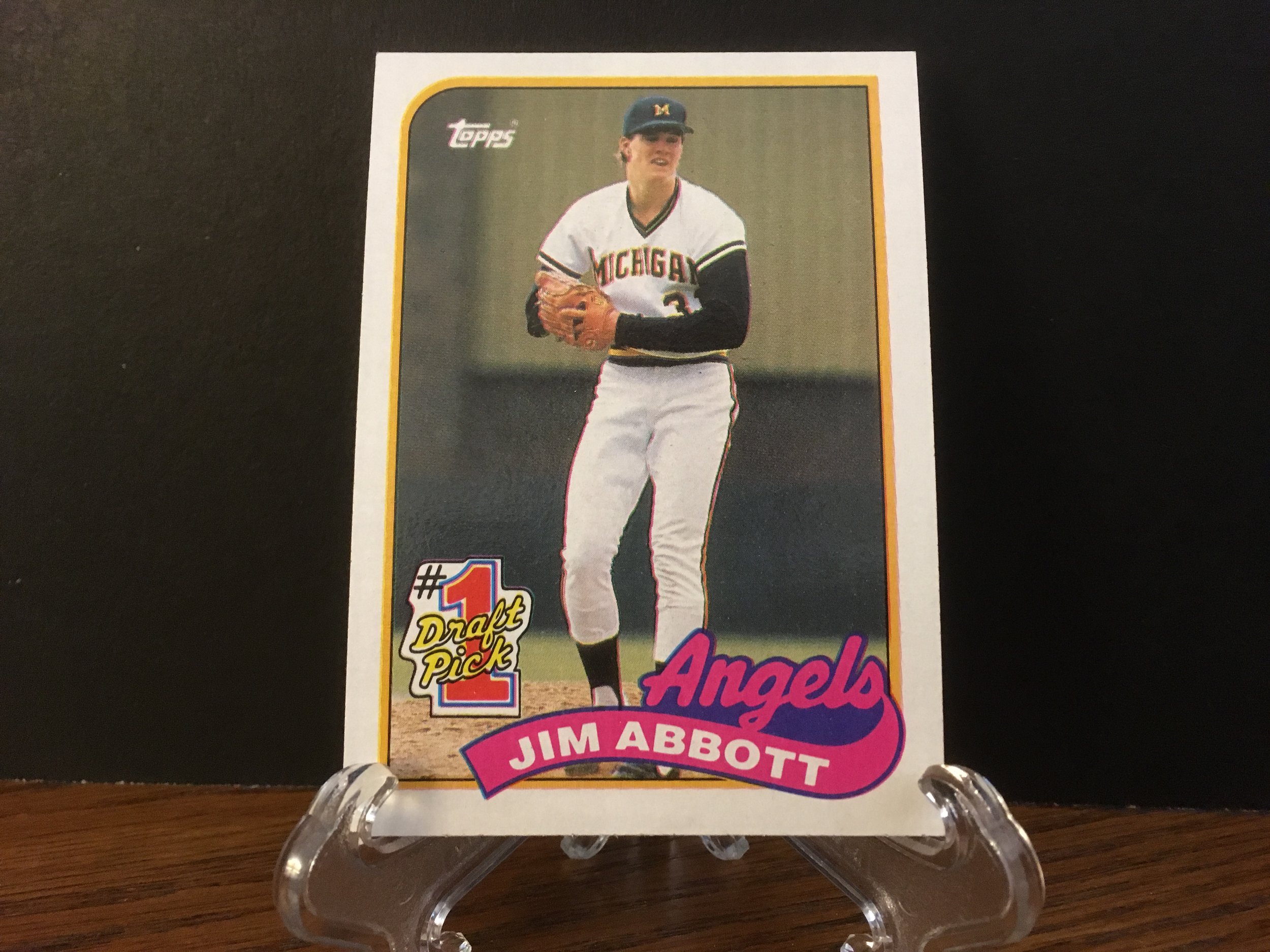 Jim Abbott - Or 1989's Most Popular Player in the 61565 — WaxPackHero