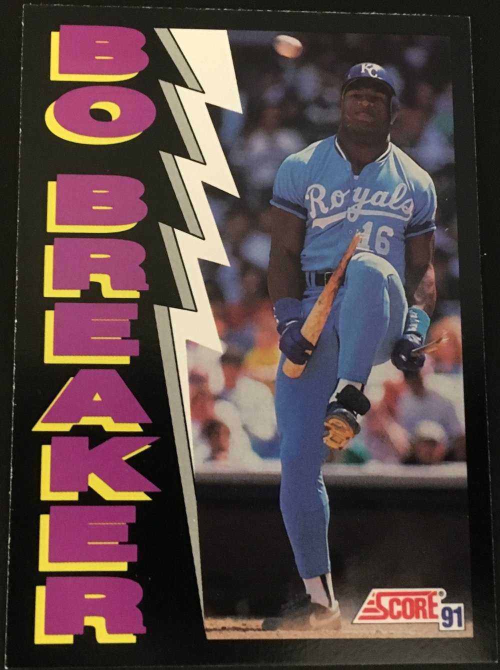Bo Jackson Upper Deck baseball card