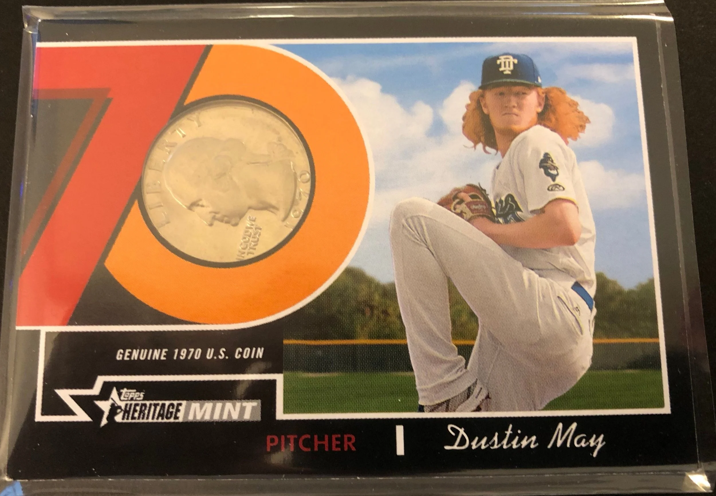 These coin relics are one of the potential “hits” in 2019 Heritage Minors, and the Seth Beer Auto was probably my most valuable card pulled in the break.