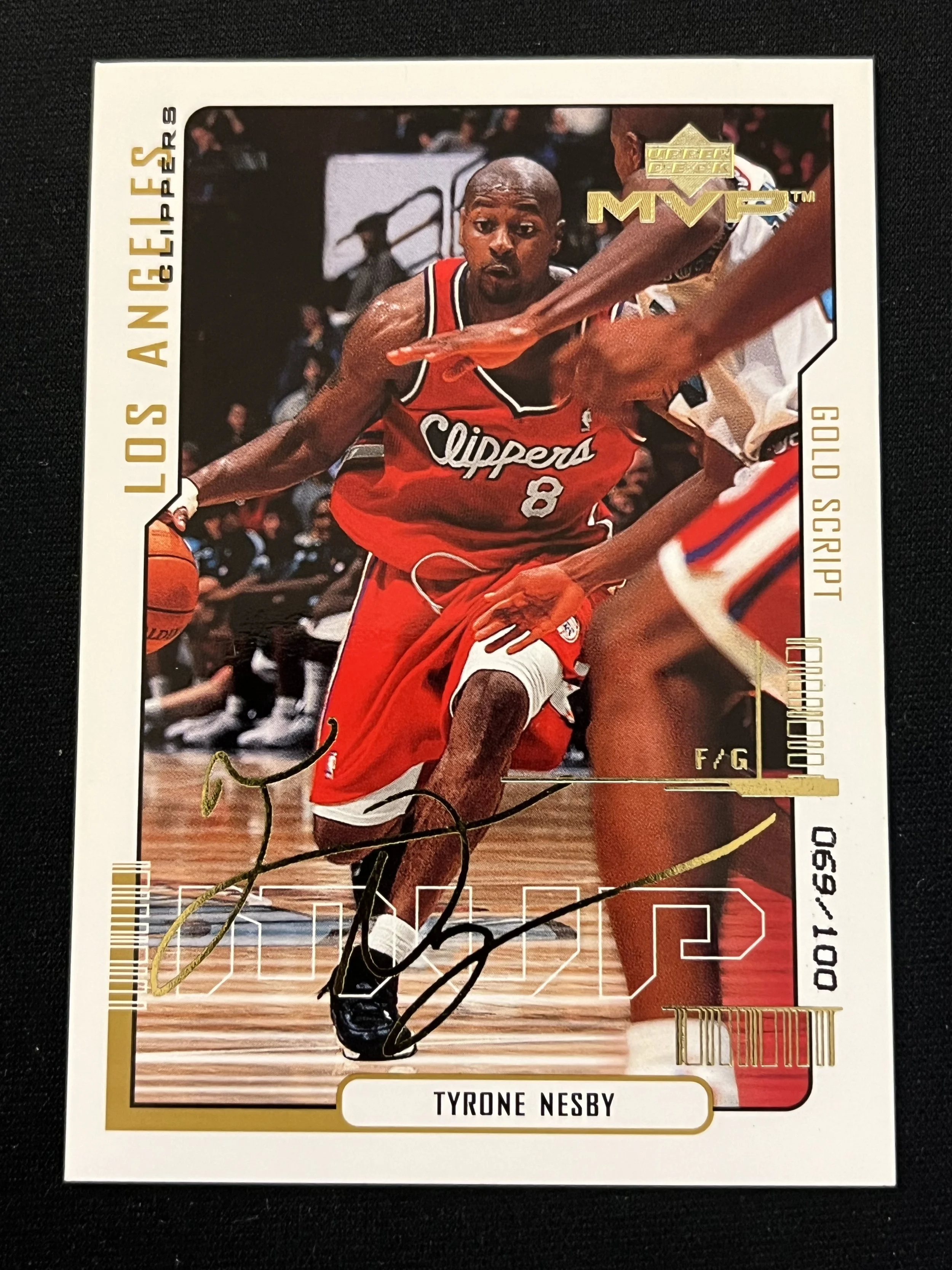 2000 Upper Deck MVP #73 Gold Script /100