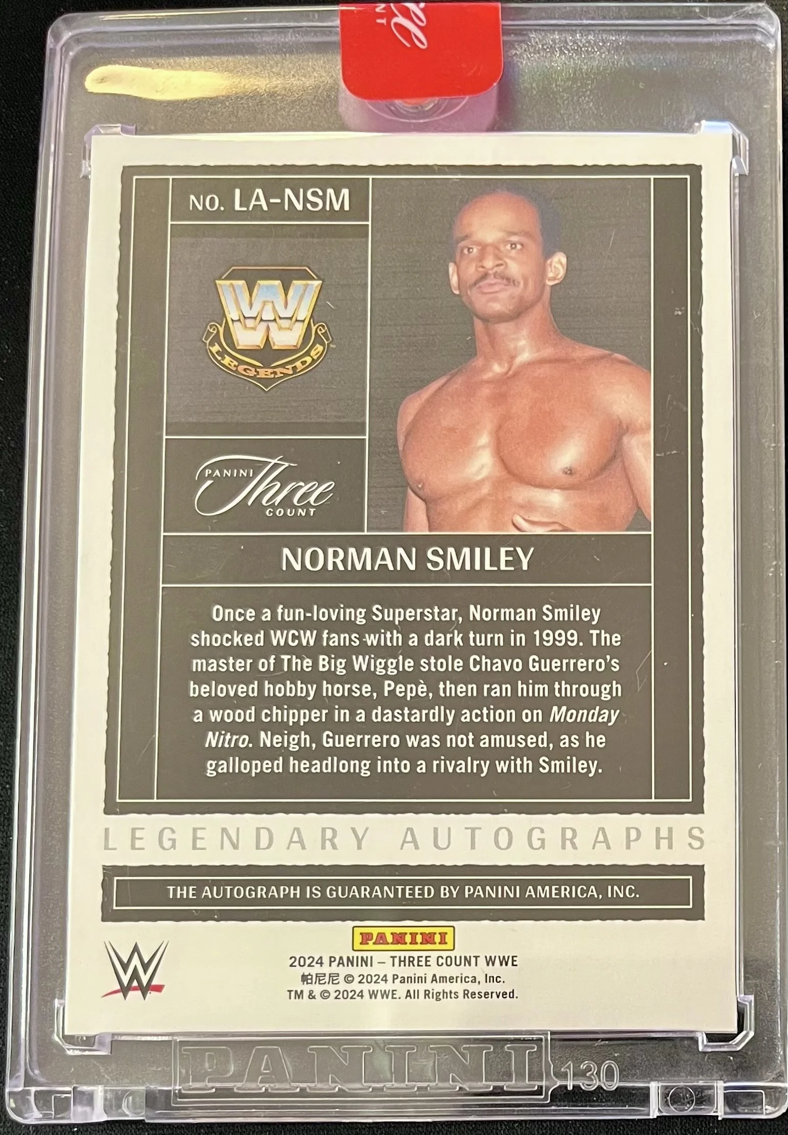 2024 Panini Three Count FOTL Holo Gold/3 - back