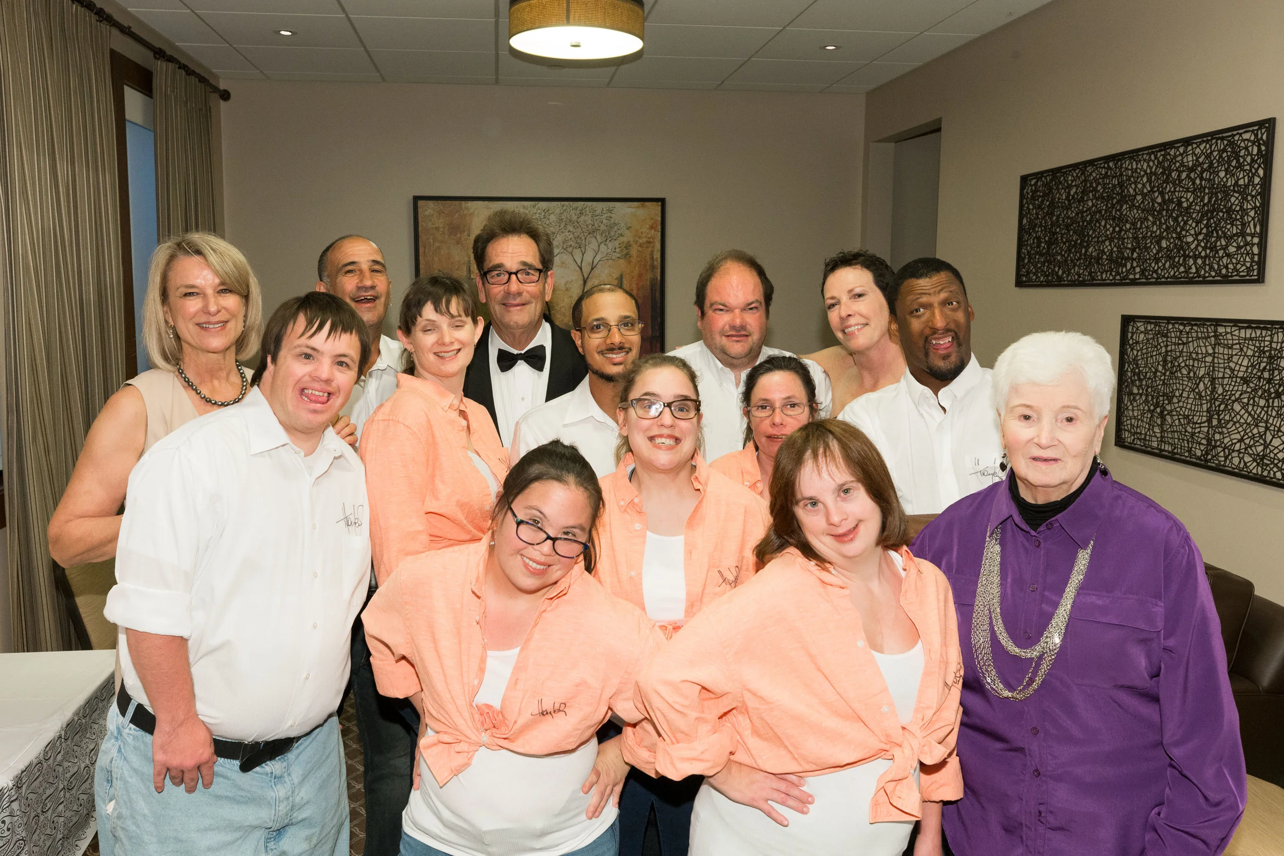 2017 Performance Group with Nancy Dow Moody, Huey Lewis, Sharon Sides, and Lois Press Photo Credit: Drew Altizer