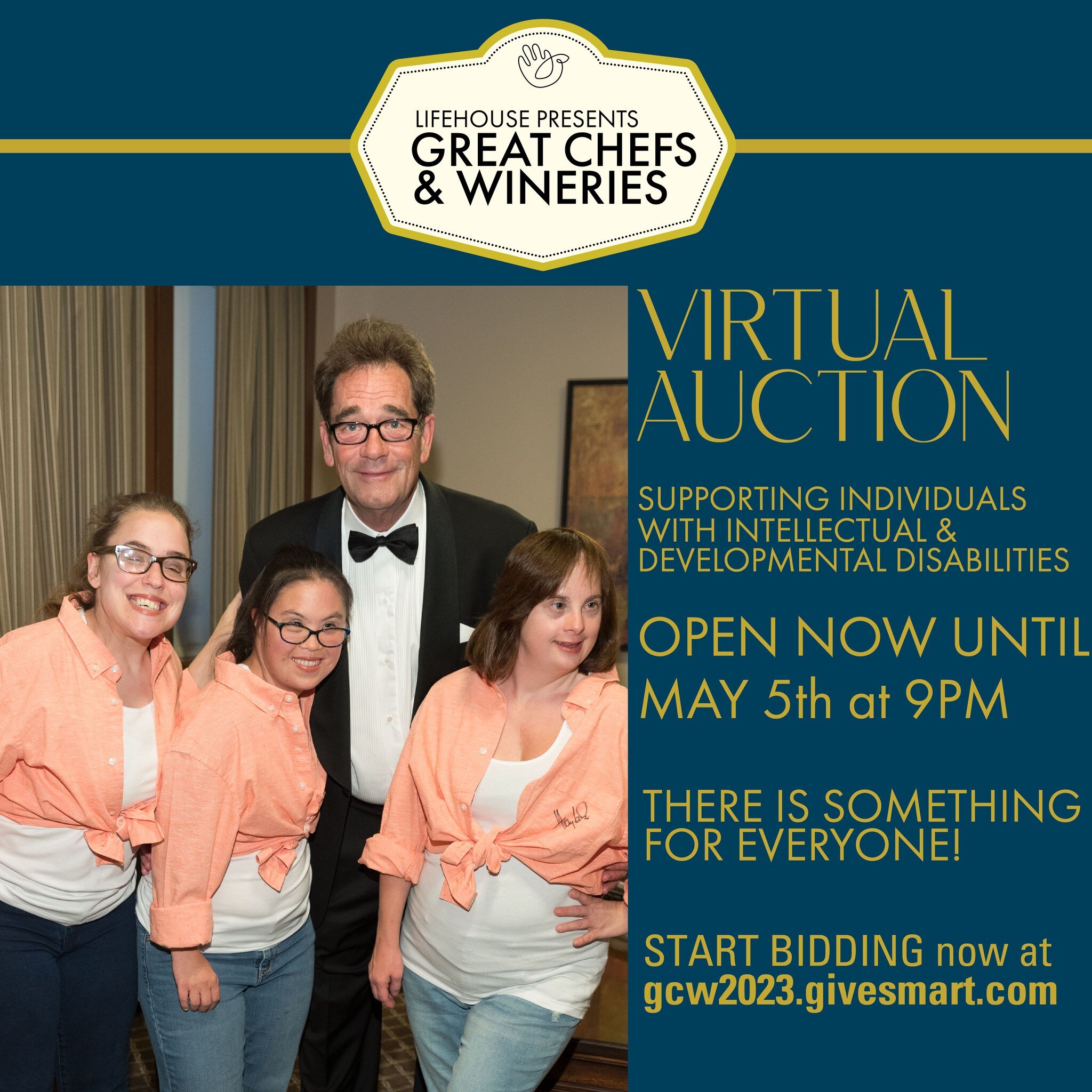 Our Great Chefs &amp; Wineries virtual auction benefiting Lifehouse is now open and closes this Friday, May 5 at 9:00 PM.

We have every price point you can imagine. From basic Safeway, Red Whale Coffee and Gott's gift cards to local restaurants, win