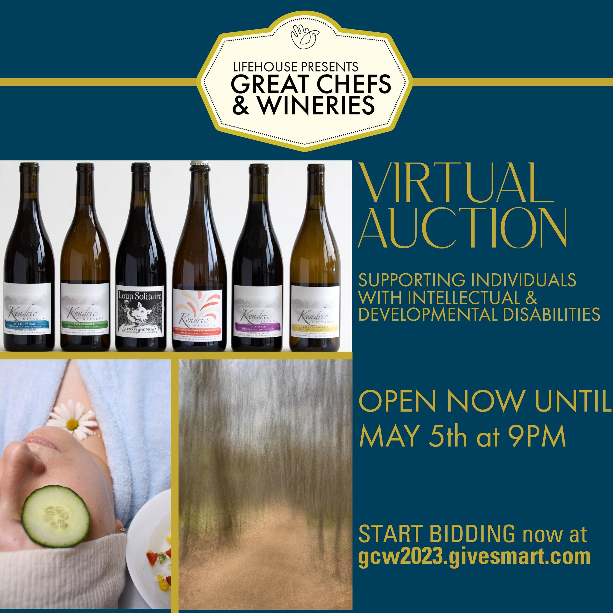 Be the first to bid on on these amazing items in our Great Chefs and Wineries virtual auction! #linkinbio👆 

#charityauction #gcw2023 #greatchefsandwineries #nonprofitfundraiser #nonprofitgala #bestincounty #bestmarinnonprofit #bestofmarin