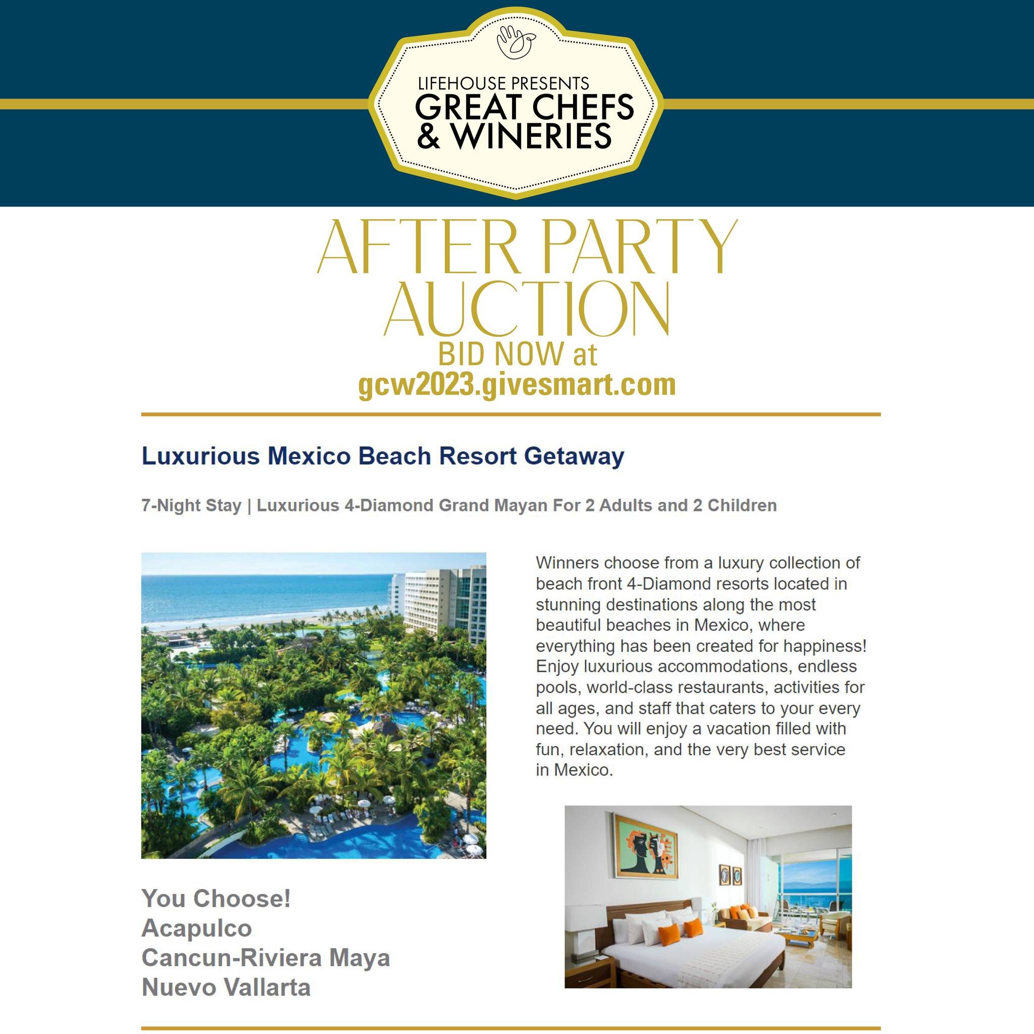 Our 'After Party' virtual auction has amazing trips, sporting events and fine wines. Remember that all of the funds raised support people with intellectual and developmental disabilities and our community needs your help now more than ever. Another c