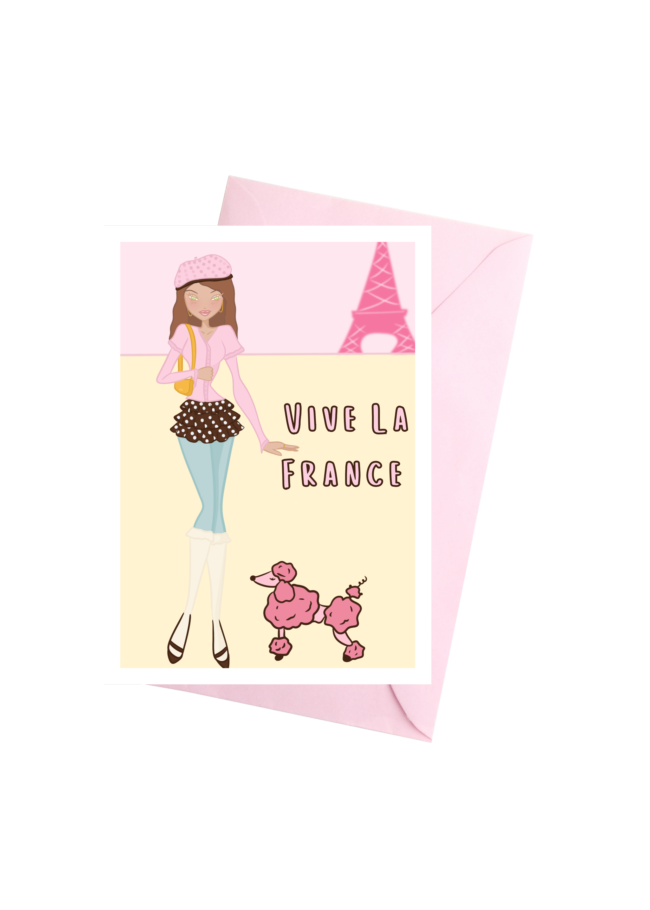 'Vive La France' Fashion Art Print