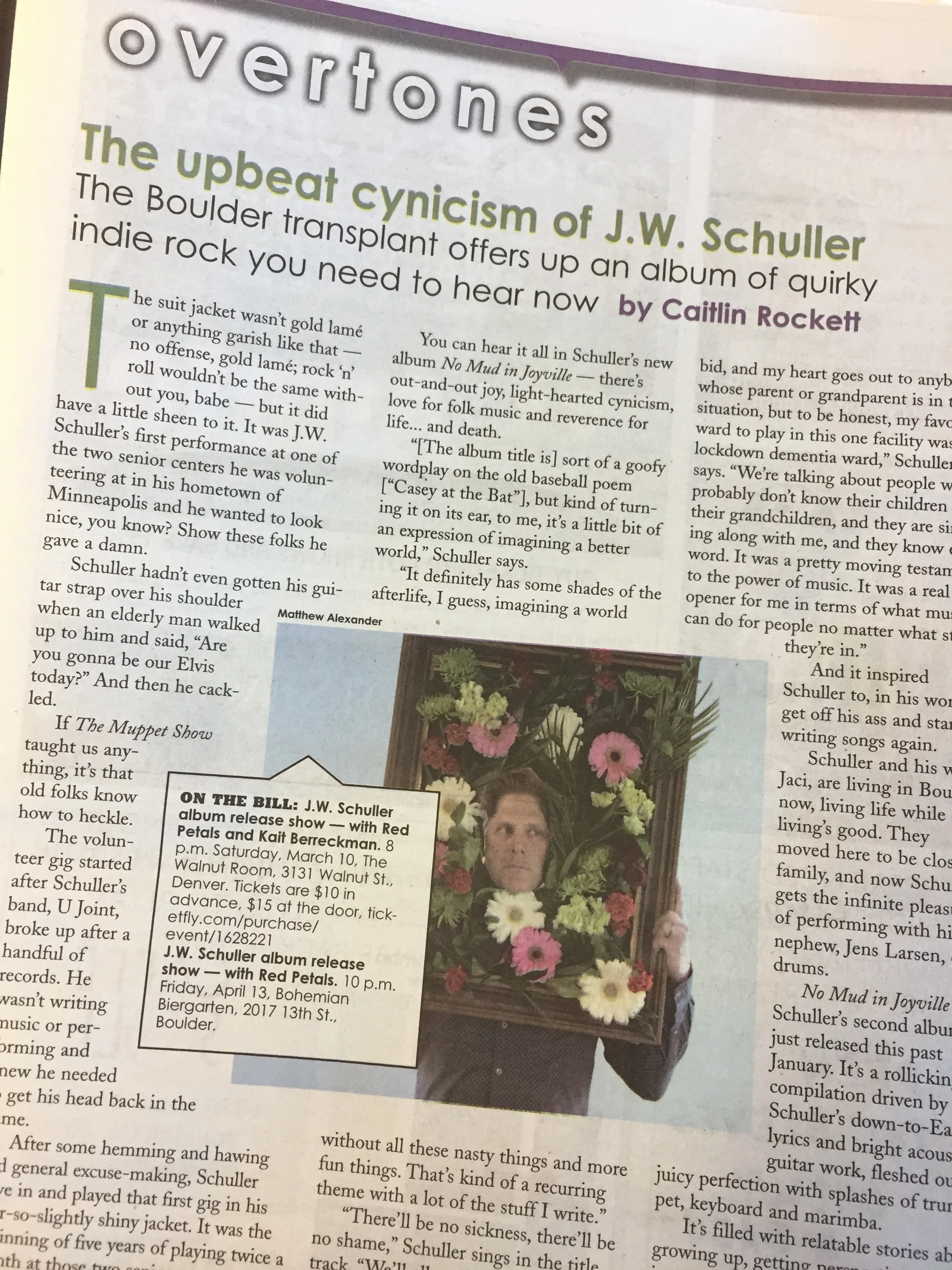 Upbeat cynicism & old folks