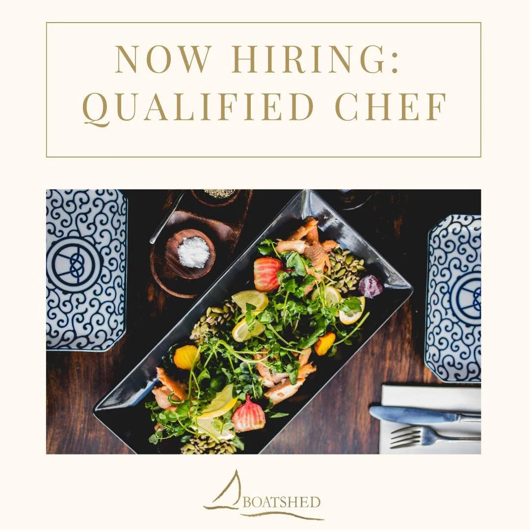 We&rsquo;re hiring! - Casual Chef

The Boatshed Restaurant is expanding our kitchen crew as we head into peak season. We&rsquo;re on the lookout for a Casual Chef to join our friendly and passionate team on  Lake Wendouree.

If you&rsquo;ve got exper