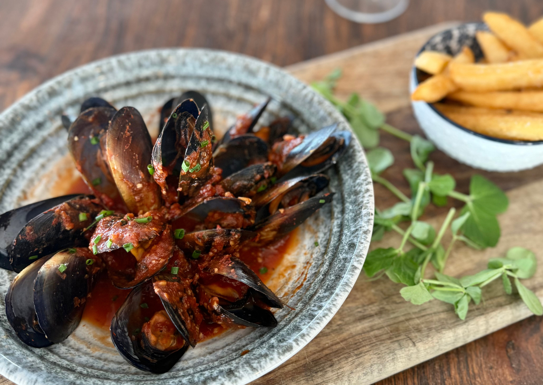 Tuesday Nights - $25 Mussels &amp; Chips