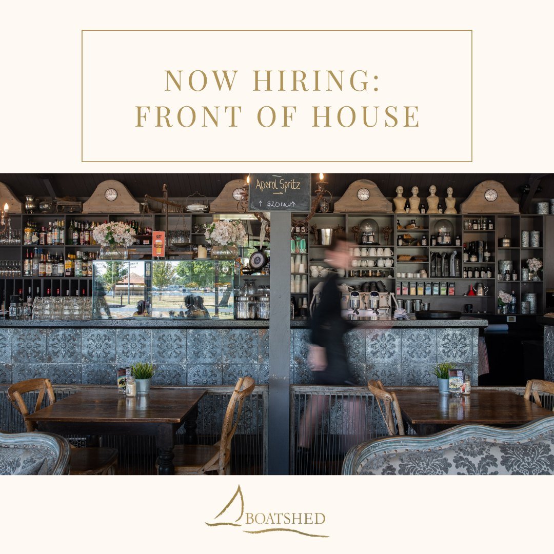 SPRING IS HERE&hellip; AND WE&rsquo;RE HIRING! 

As we ramp up for our busy season, we&rsquo;re looking for experienced hospitality professionals to join our Front of House team:

✨ Front of House Supervisor
✨ Front of House Team Members

If you love