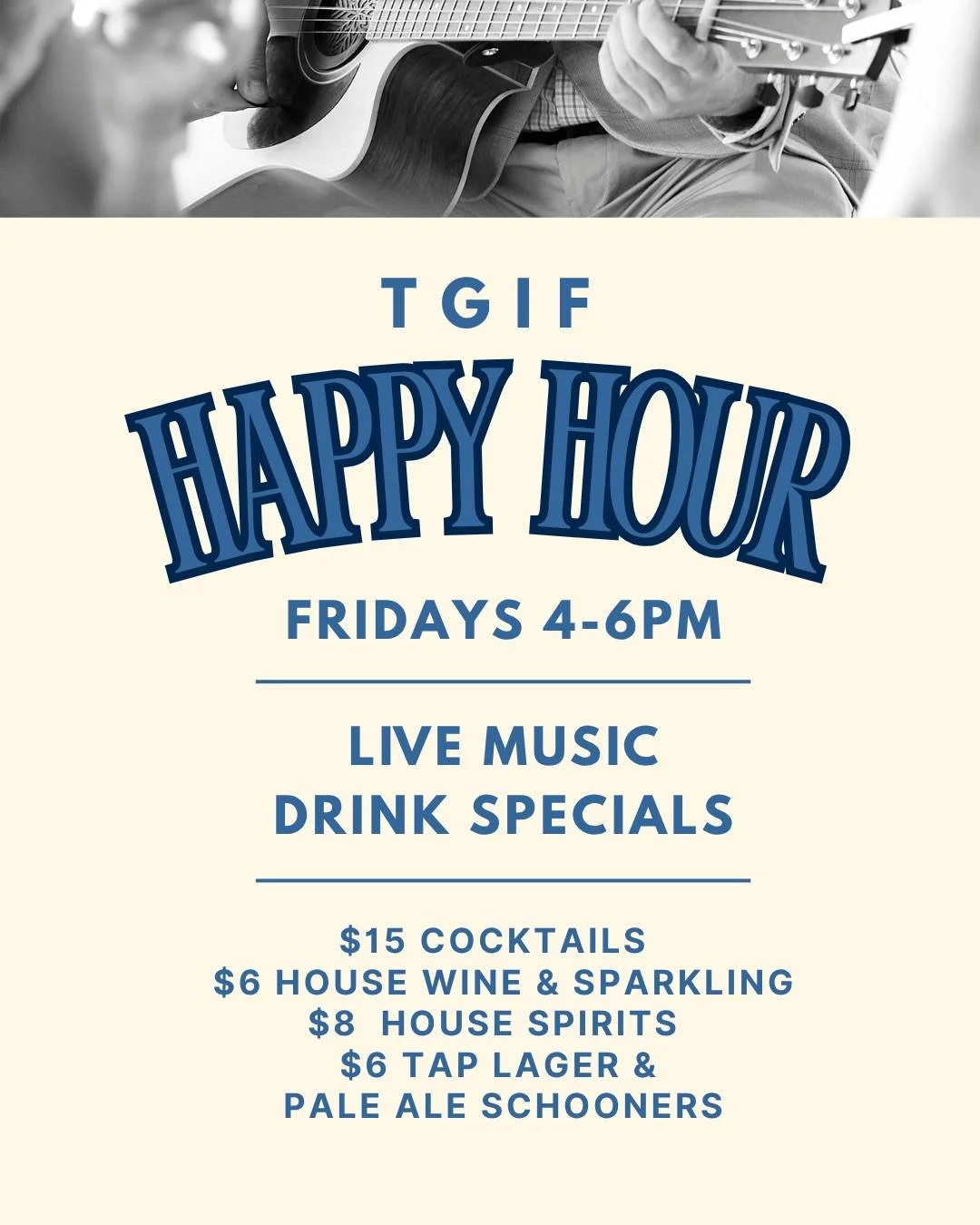 Friday is calling&hellip; and we're SO here for it! 🍸🎶

The working week is almost done, and the lake is calling your name!

TGIF Happy Hour is bringing the good vibes with live music, fabulous drink specials and our tasty $9 Bites Menu! 🙌

Grab y