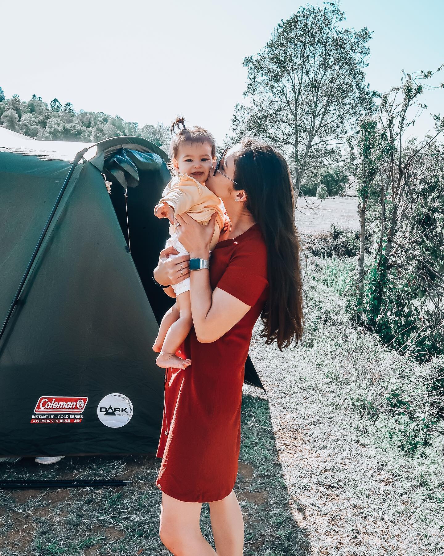 Our camping trip was absolutely amazing but, don&rsquo;t be fooled! These single squares and story snippets are only representing a few seconds in time.  Everything is a little harder with little babies running around 😂

Straight after this was take