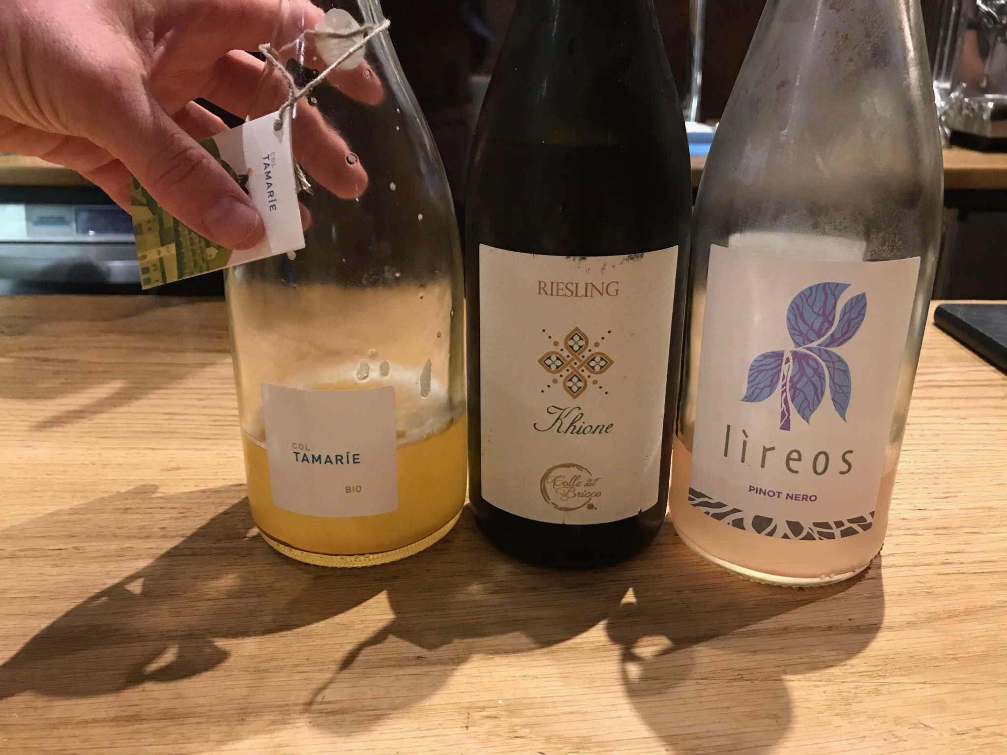Labels of some wine we had in a bar in Venice.