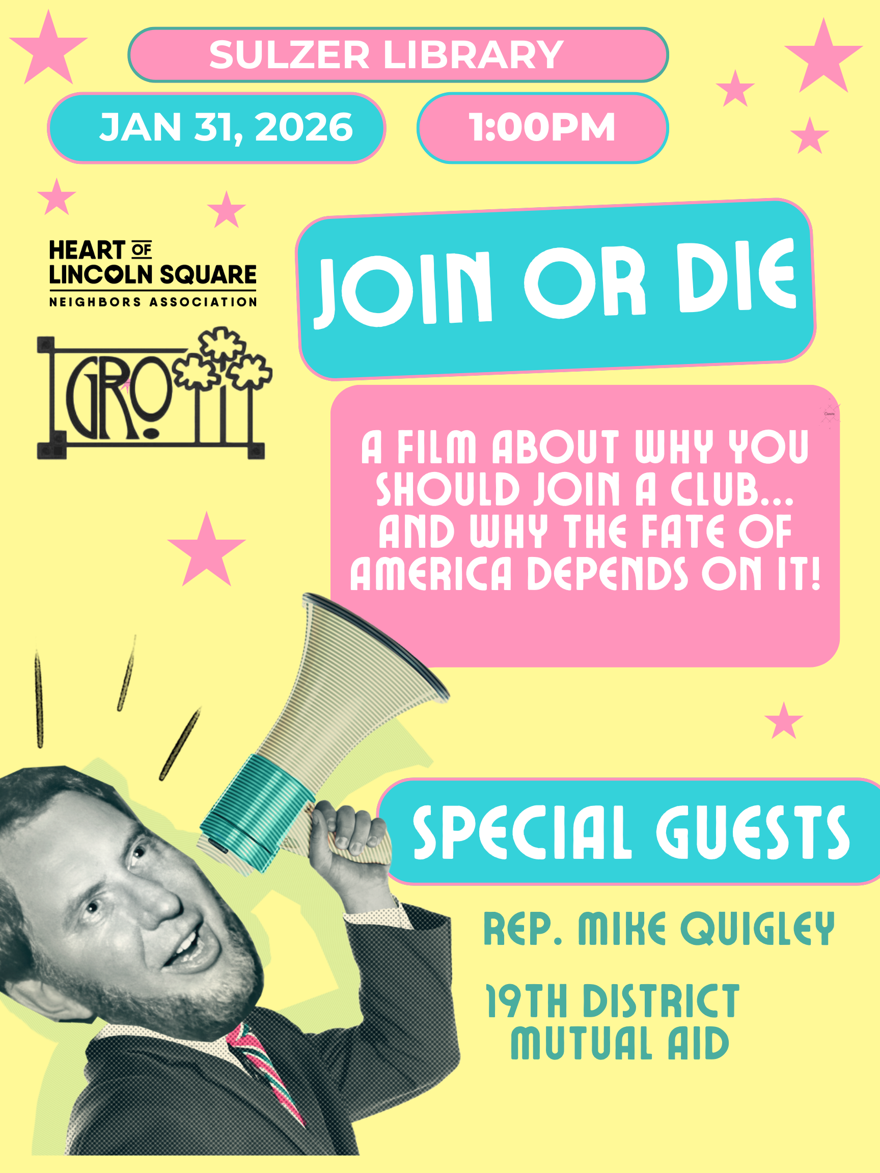 Community Documentary Screening - "Join or Die"