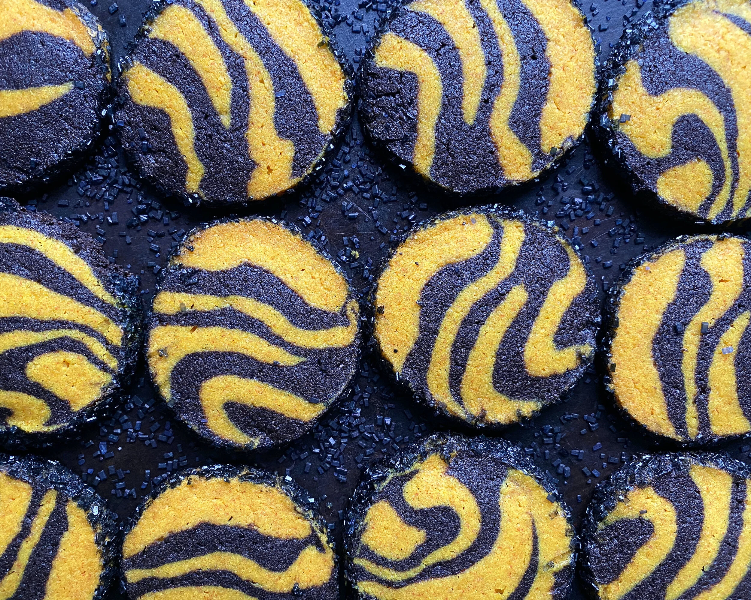 Tiger-Striped Sablés