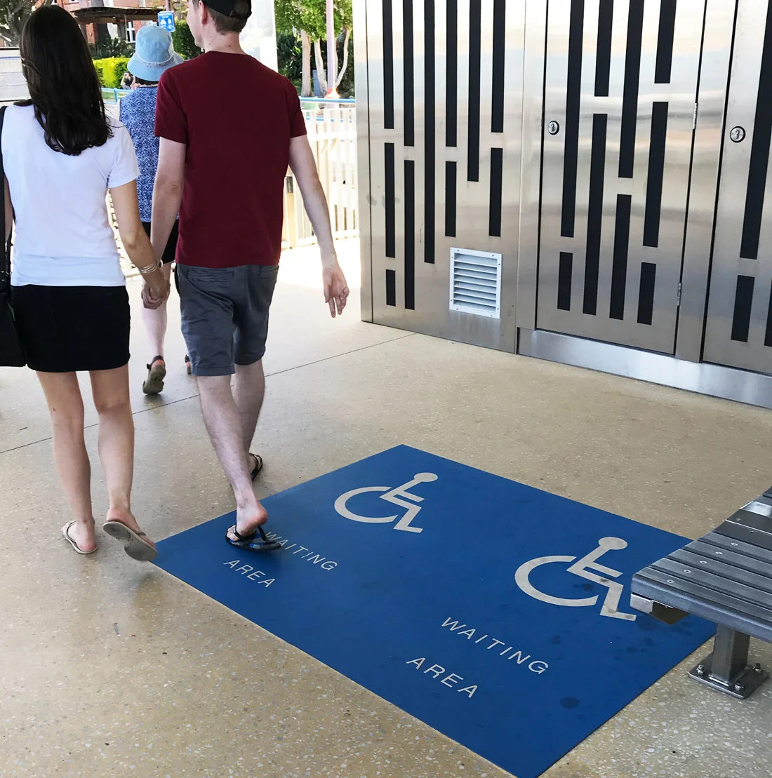 Newer CityCat Terminals have wheelchair waiting areas.