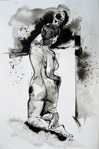 Crystal Ball 4748 Ink wash on archival paper 21" x 14.5" Price: $600