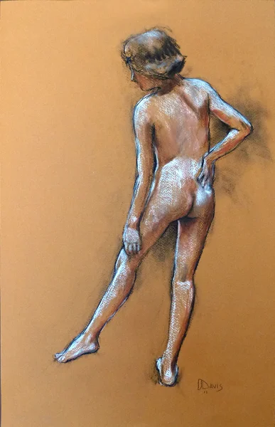 <i> COPIA SERIES #2 </i> <br> Mixed media on toned paper <br> <br> SOLD
