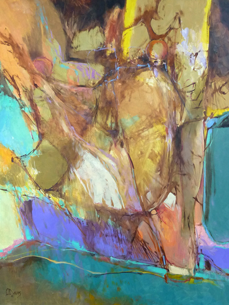 Abstract Environment Oil on panel 48" x 36" Price: SOLD