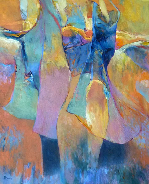Dancer #2 Oil on canvas 52" x 42" Price: SOLD