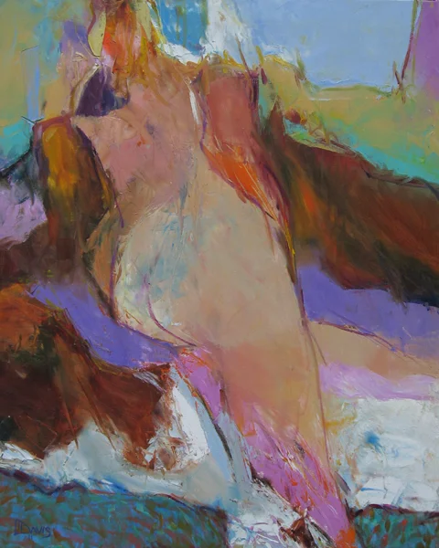 Reclining Nude Oil on canvas 30" x 24" Price: SOLD