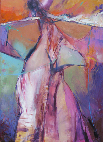    Whirling Dancer    Oil on canvas&nbsp;  22" x 16"&nbsp;  Price: SOLD 