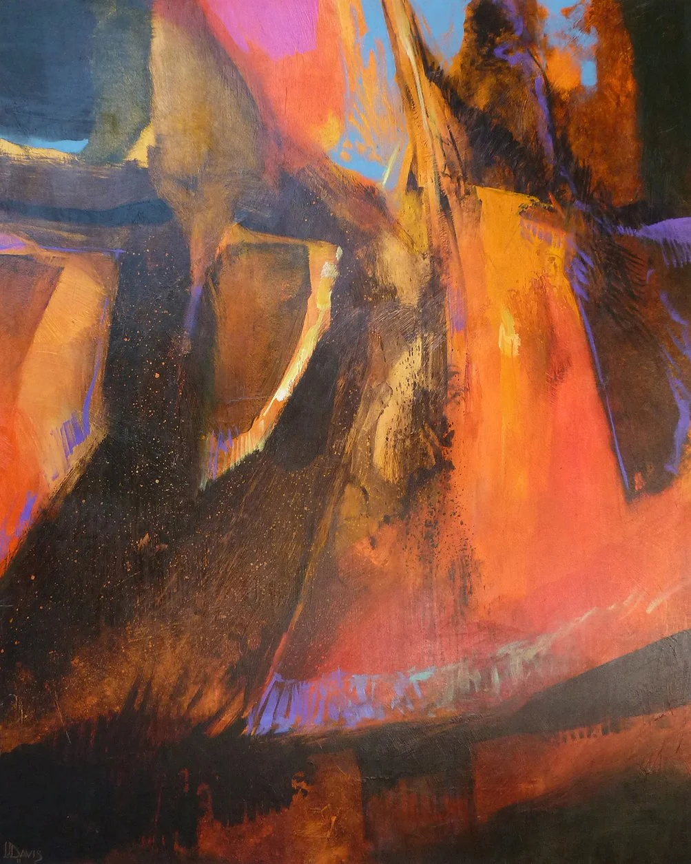    Prima Facie i   acrylic on panel 40” x’30” x .25”  Price: $800   