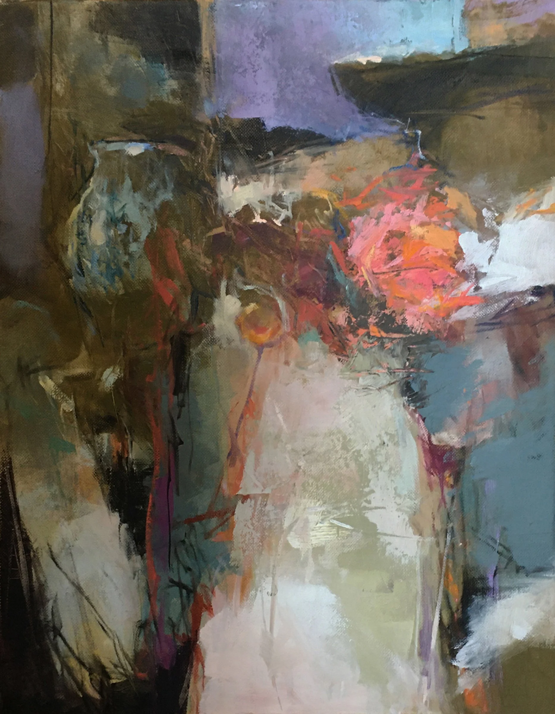   Blue Vase Still Life   oil on canvas 18” x 14” x .75”  PRICE: $650  