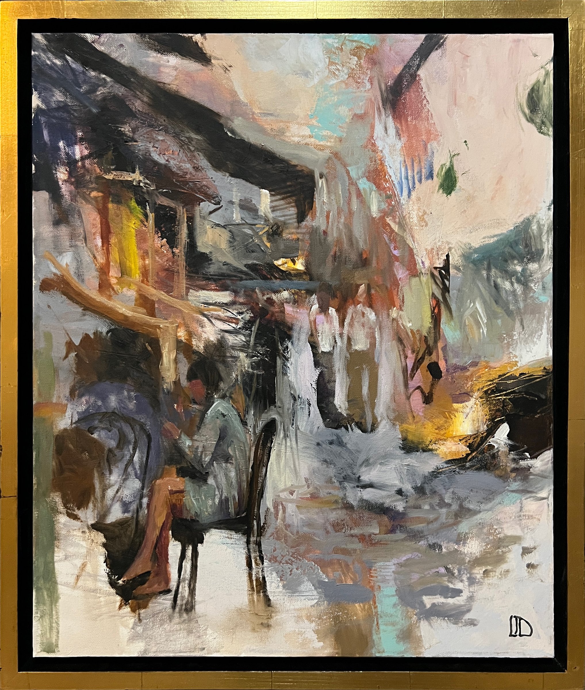    Street in St. Malo   oil on canvas 24” x 20” x .75”  PRICE: $650  