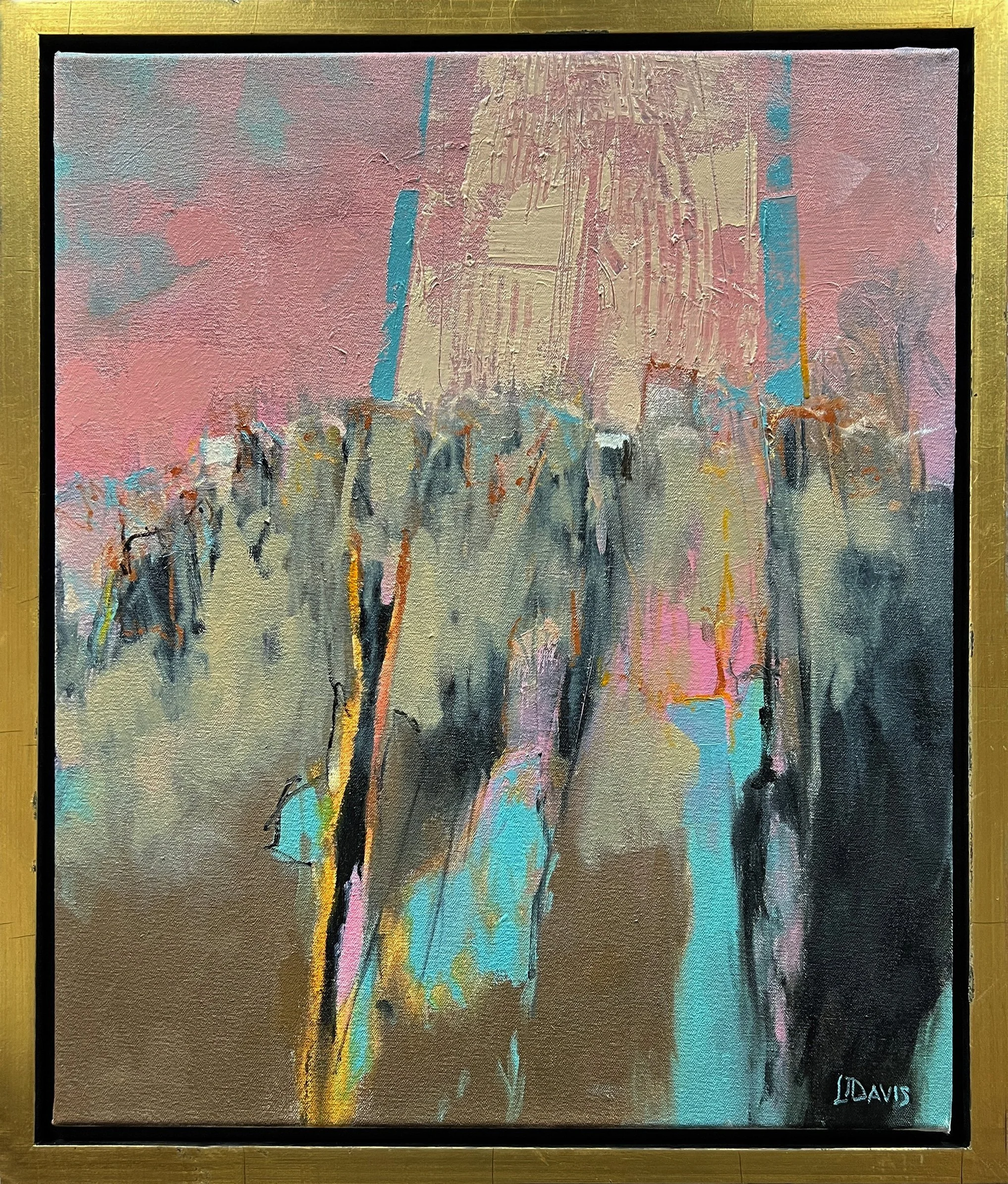    Protest   oil on canvas (framed) 24” x 20” x .75”  PRICE: $800    