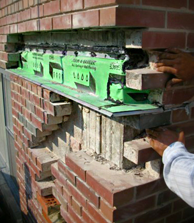 brick highrise building, ordinance-required exterior facade inspection, repair documents, exterior repair restoration, construction observation administrative services
