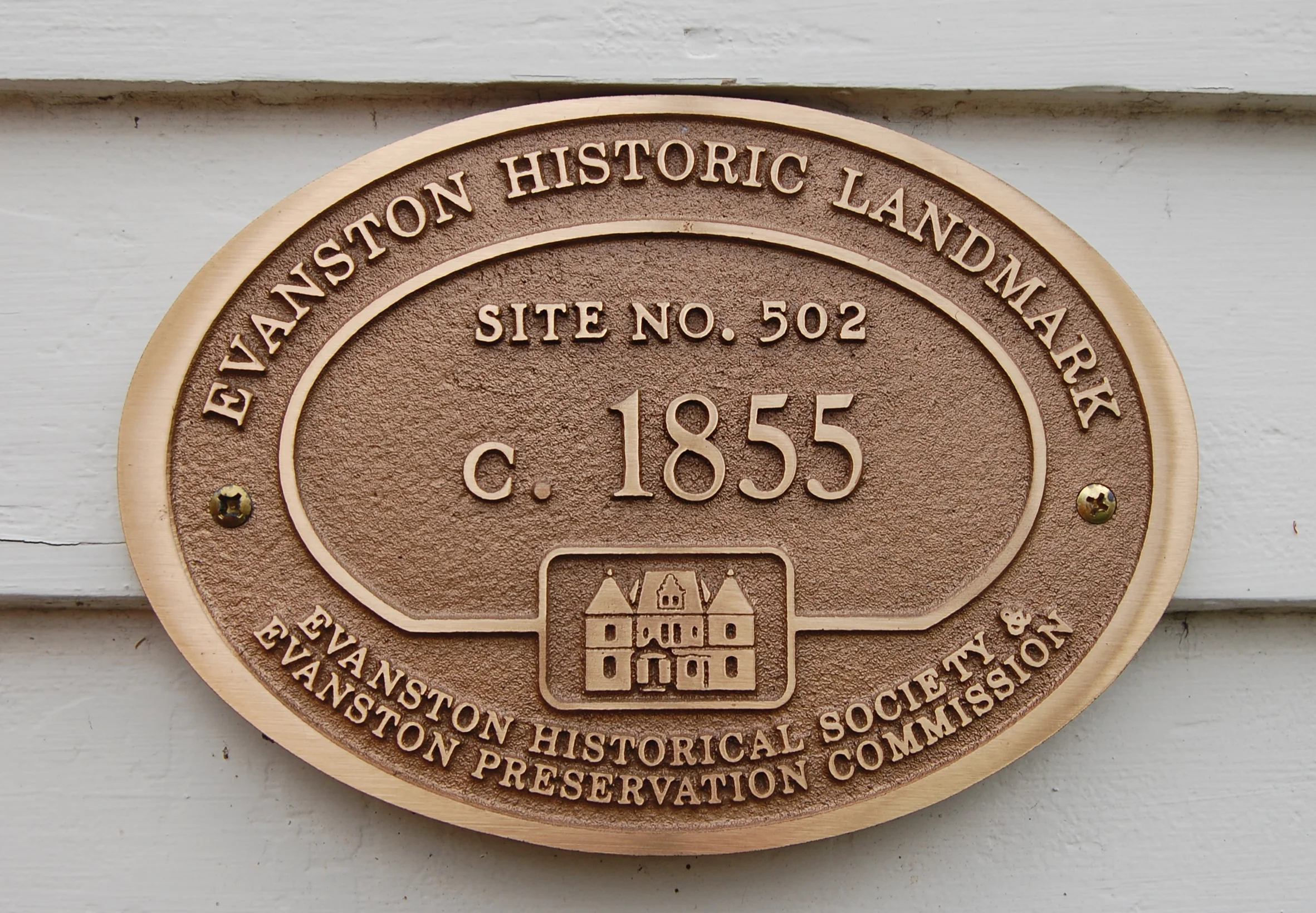 Evanston Historic Landmark, 1850s federal-style house, historic preservation, residential renovation, contextual design, Evanston Historical Society Preservation Commission