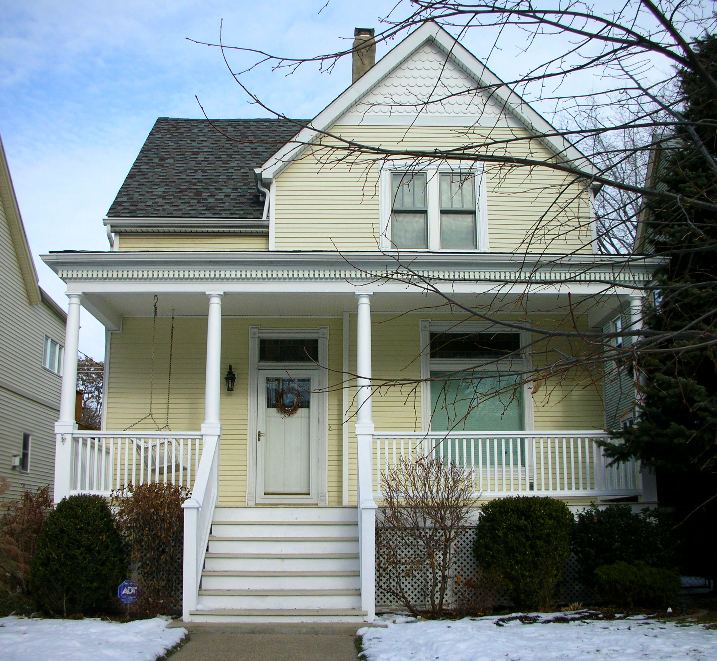 custom residential renovation redesign porch deck, front door, entrance