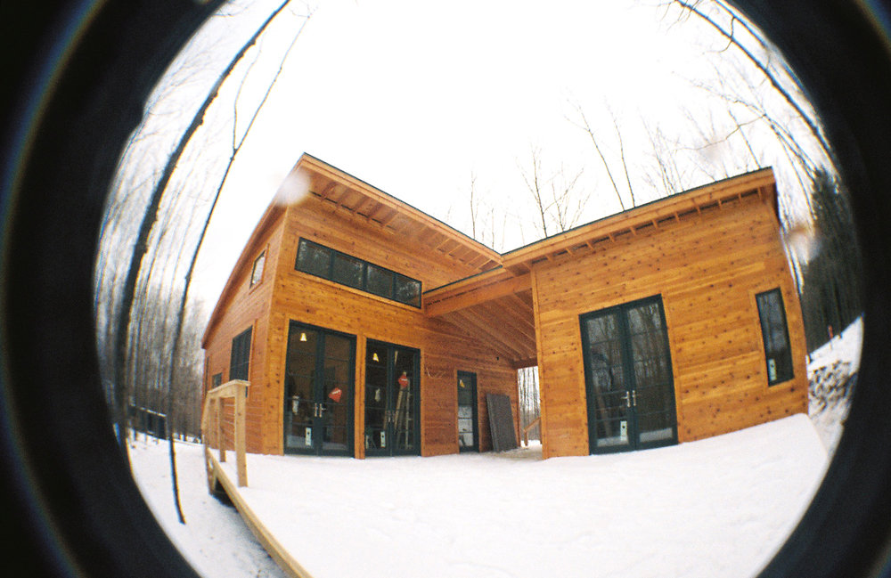 Under construction: 900-sf energy-efficient vacation house