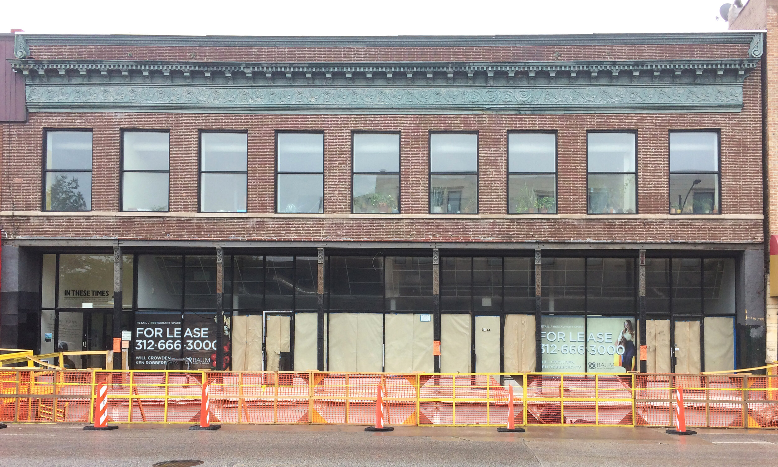 Milwaukee Avenue commercial storefront, office space