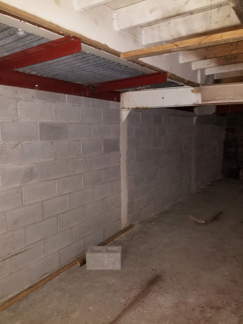 New basement wall 