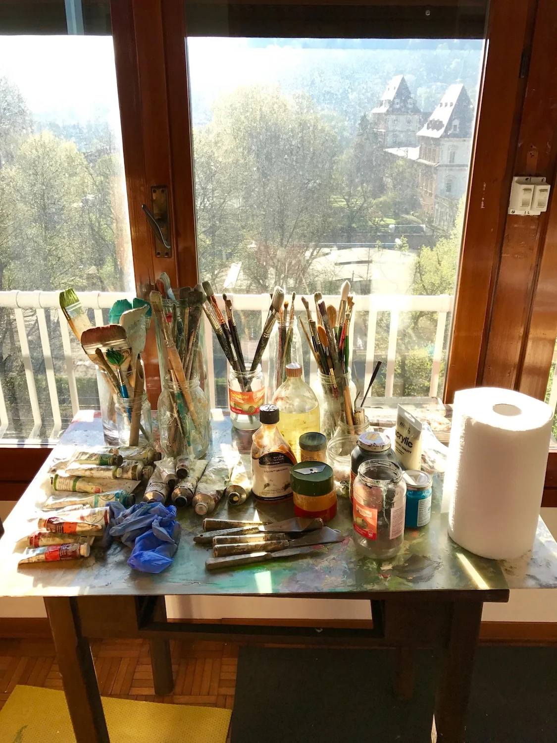 view from my studio in Turin